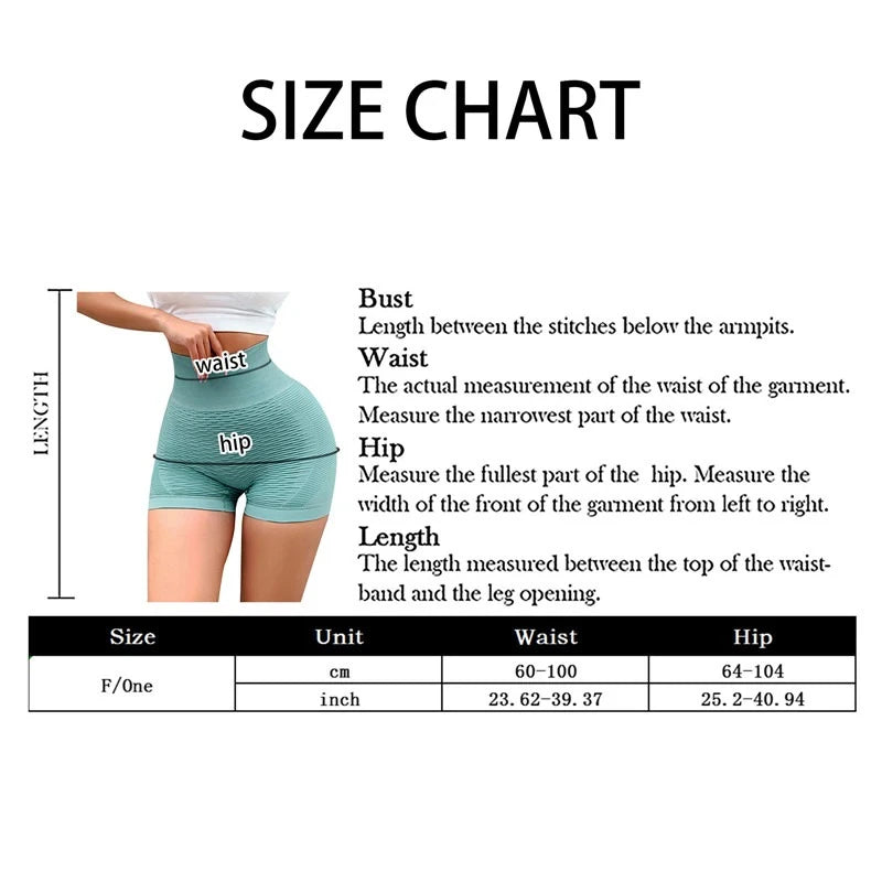 Seamless High Waisted Workout Shorts